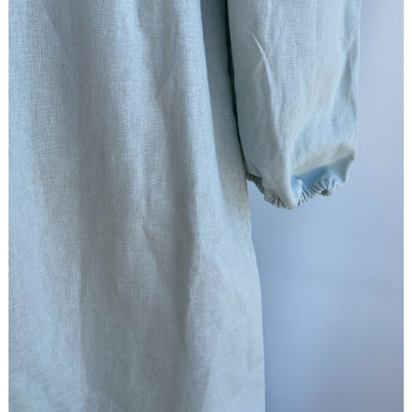 NWT 7 For All Mankind Linen Cotton midi dress L - Picture 3 of 10